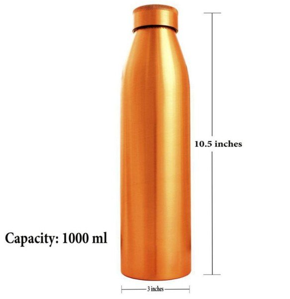 Dr. Copper World's First Seam Less Copper Water Bottle