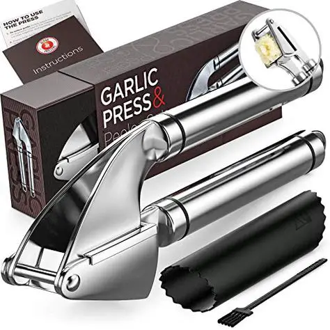 Alpha Grillers Garlic Press Stainless Steel