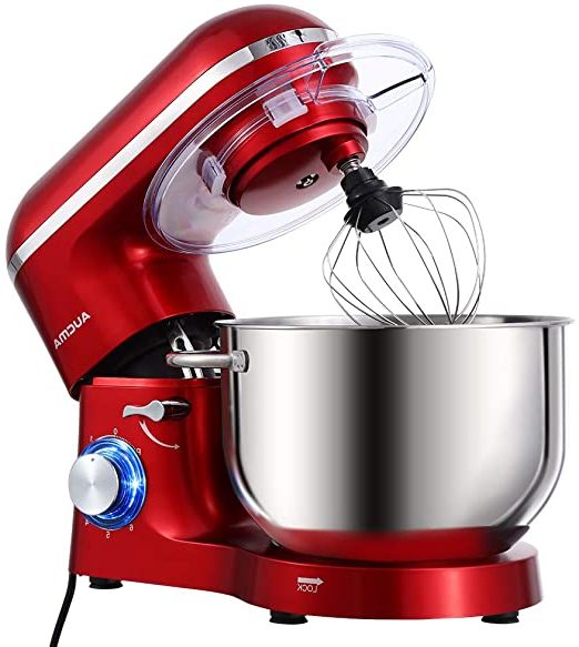 Aucma Stand Mixer, 6.5-QT 660W 6-Speed Tilt-Head Food Mixer