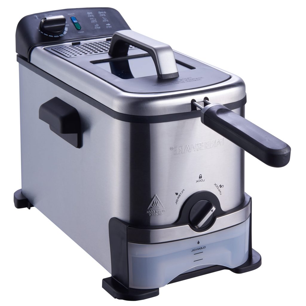 Farberware Deep Fryer - 3-Liter Filter Fryer, Stainless Steel