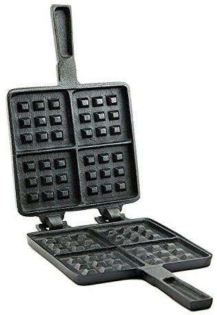 Useful UH-CI194 Old Fashioned Stove Top cast iron waffle maker