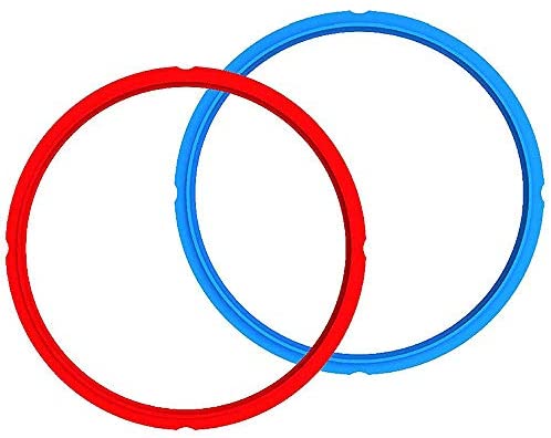 Genuine Instant Pot Sealing Ring 2-Pack - 6 Quart RedBlue -min